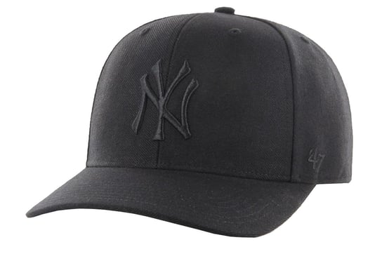 47 Brand New York Yankees Cold Zone '47 B-CLZOE17WBP-BKA, Mężczyzna, Czapka z daszkiem, Czarna 47 Brand