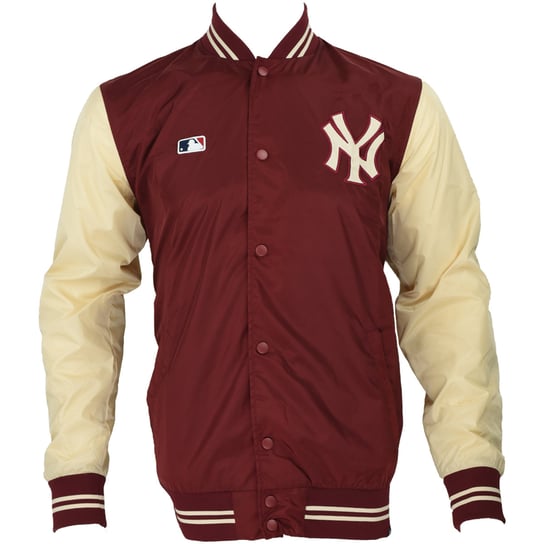 47 Brand New York Yankees Drift Track Jacket 681658AA-551982, Mężczyzna, Kurtka, Bordowy 47 Brand