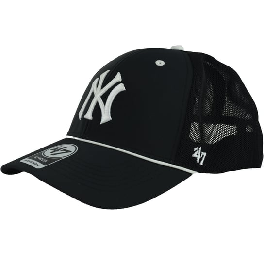 47 Brand New York Yankees Mesh Pop Cap B-Brpop17Bbp-Bk Męskie Czapka Z Daszkiem Czarna 47 Brand