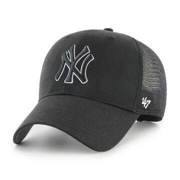 47 Brand, New York Yankees MLB Branson '47 MVP B-BRANS17CTP-BKAQ, Mężczyzna, Czapka z daszkiem, Czarna 47 Brand