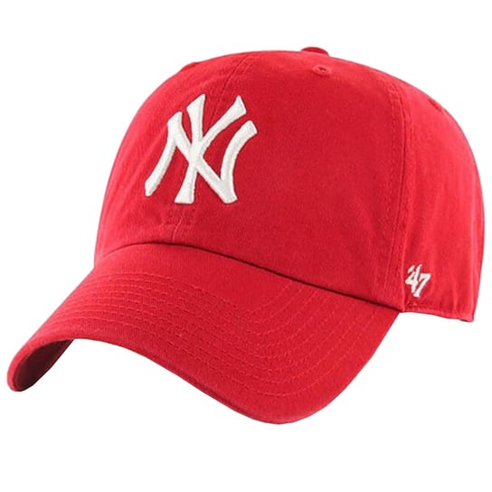 47 Brand New York Yankees MLB Clean Up Cap B-RGW17GWS-RD męska czapka  z daszkiem czarna 47 Brand