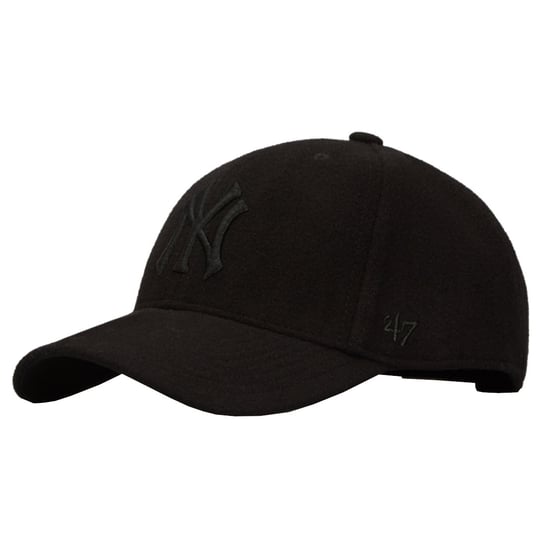 47 Brand New York Yankees MLB Melton Snap Cap B-MLTSP17WMP-BK, męska czapka z daszkiem czarna 47 Brand