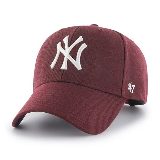 47 Brand, New York Yankees MLB MVP - B-MVPSP17WBP-KM, Mężczyzna, Czapka z daszkiem, czerwona 47 Brand