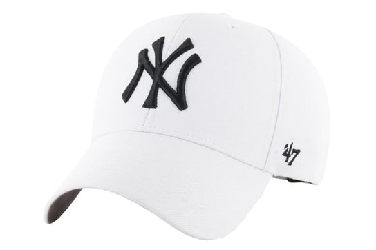 47 Brand New York Yankees Mvp Cap B-Mvp17Wbv-Whf Unisex Czapka Z Daszkiem Biała 47 Brand
