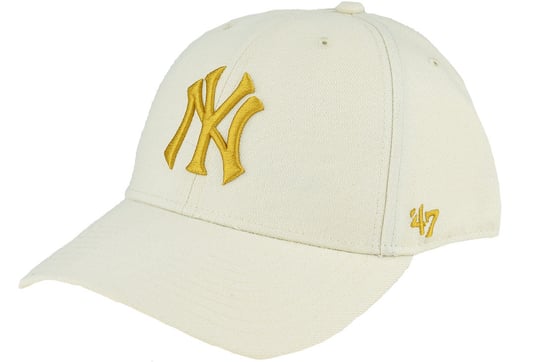 47 Brand New York Yankees MVP Cap B-MVPSP17WBP-NTD, Damskie, czapka z daszkiem, Beżowy 47 Brand