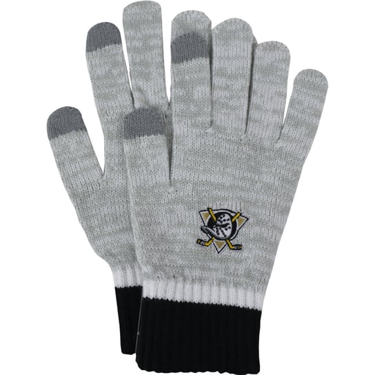 47 Brand NHL Anaheim Ducks Deep Zone Gloves H-DPZON25ACE-GY, męskie rękawiczki szare 47 Brand