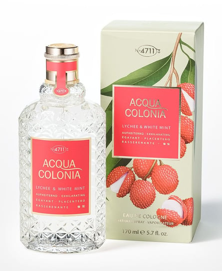 4711, Aqua Colonia Lychee & Mint, perfumy,, 170 ml 4711
