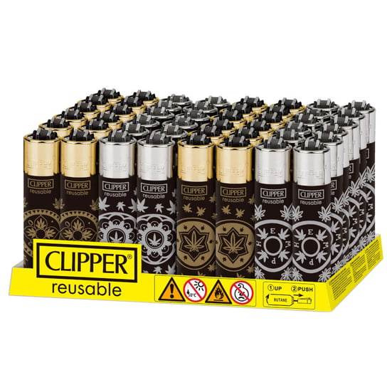 48 x Zapalniczka CLIPPER money Hemp Clipper