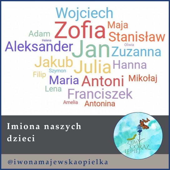 #488 Imiona naszych dzieci - Żyjmy Coraz Lepiej - podcast Majewska-Opiełka Iwona, Kniat Tomek