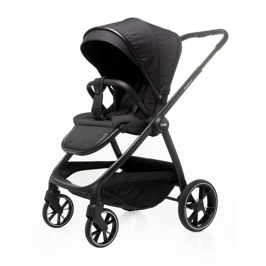 4Baby Foster Black Wózek Spacerowy • duże amortyzowane koła • siedzisko przodem/tyłem • lekki 0-22KG 4 Baby