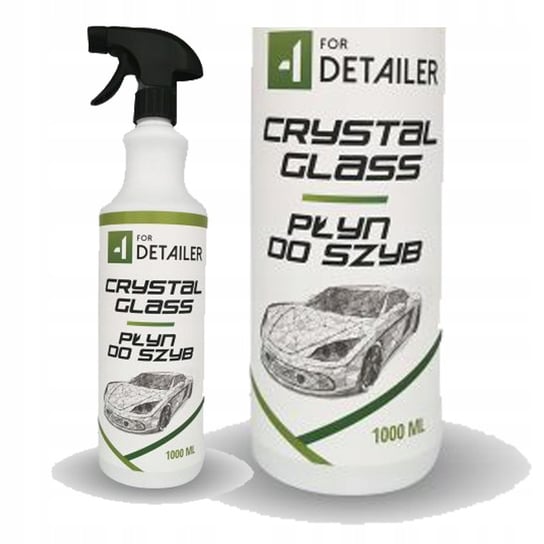 4Detailer Crystal Glass Płyn Do Szyb+Atomizer 1L 4detailer
