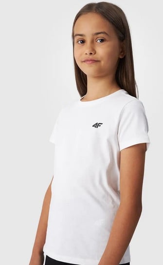 4F, Komplet dziewczęcy (t-shirt + spodenki), 4FJWAW24TAPSF019-20S-158/164, Rozmiar 158/164 4F