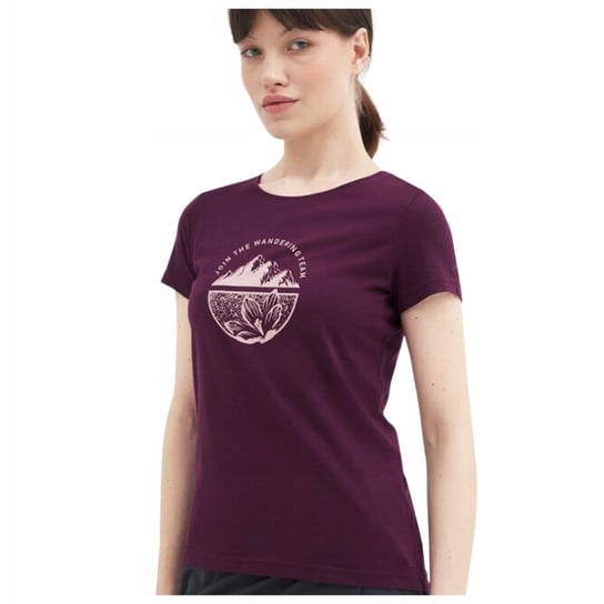 4F Koszulka Damska T-Shirt Ciemny Róż Ttshf348 S 4F