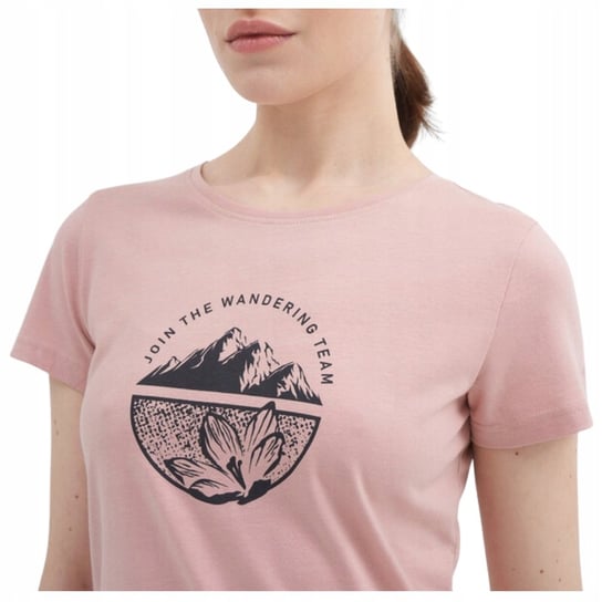 4F Koszulka Damska T-Shirt Jasny Róż Ttshf348 M 4F