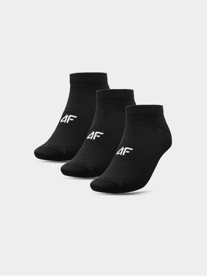 4F, Skarpetki casual (3-pack) męskie,  4FSS23USOCM149-20S, Czarny, Rozmiar 39-42 4F