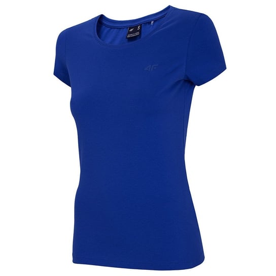 4F, T-Shirt damski, NOSH4-TSD001 36S, niebieski, rozmiar L 4F