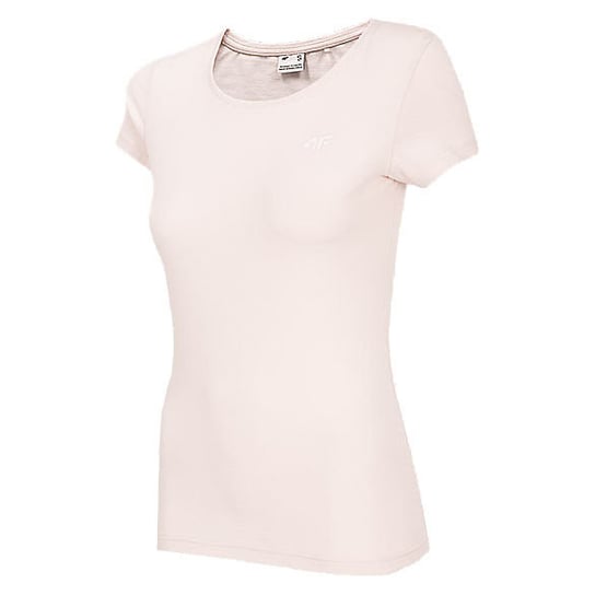 4F, T-Shirt damski, NOSH4-TSD001 56S, różowy, rozmiar XL 4F