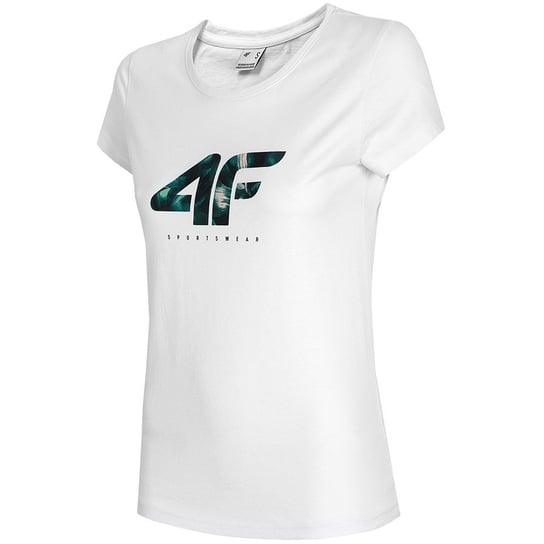 4F, T-shirt, H4L21-TSD030 10S, biały, rozmiar M 4F
