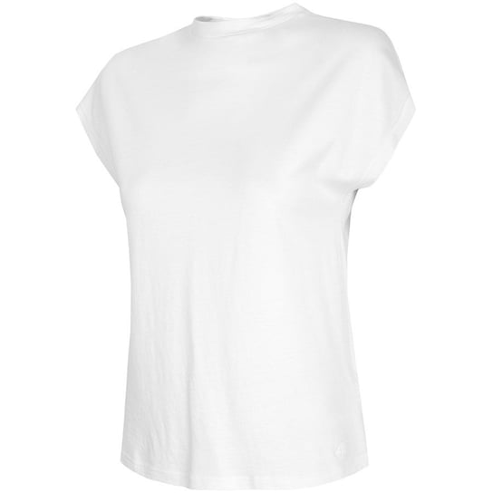 4F, T-shirt, H4L21-TSD038 10S, biały, rozmiar S 4F