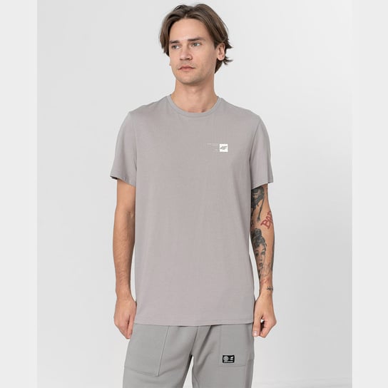 4F, T-Shirt, H4Z22-TSM013 27S, szary, XL - 4F | Sport Sklep EMPIK.COM