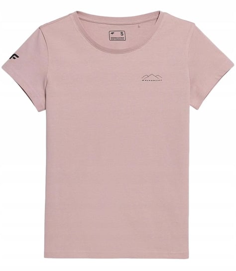4F T-Shirt Koszulka Damska Tsd064 Jasny Róż S 4F