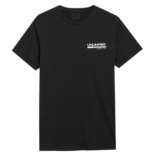 4F T-Shirt Koszulka Męska Czarna L 4F