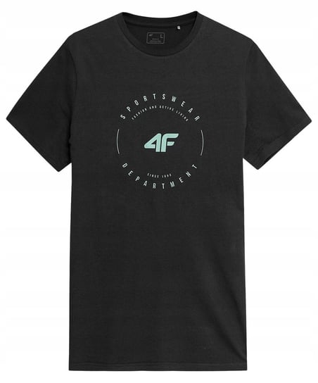 4F T-Shirt Koszulka Męska Tsm029 Antracyt L 4F
