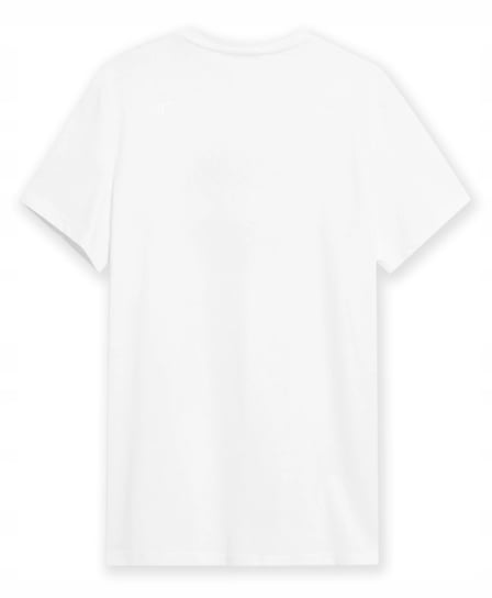 4F T-Shirt Koszulka Męska Tsm047 Biała 3Xl 4F