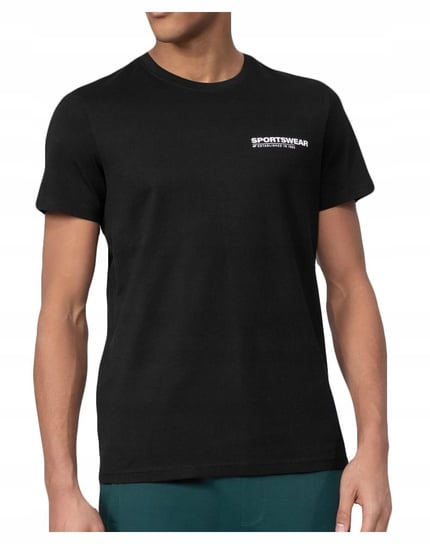 4F T-Shirt Koszulka Męska Tsm052 Czarna M 4F