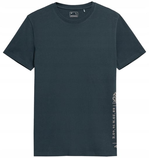 4F T-Shirt Koszulka Męska Tsm063 Granatowa M 4F