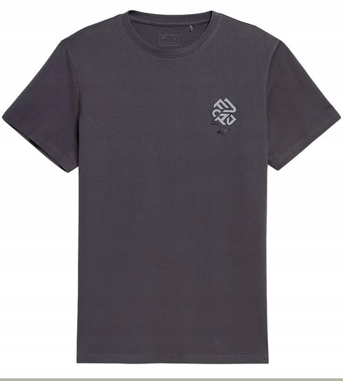 4F T-Shirt Koszulka Męska Tsm067 Ciemny Szary L 4F