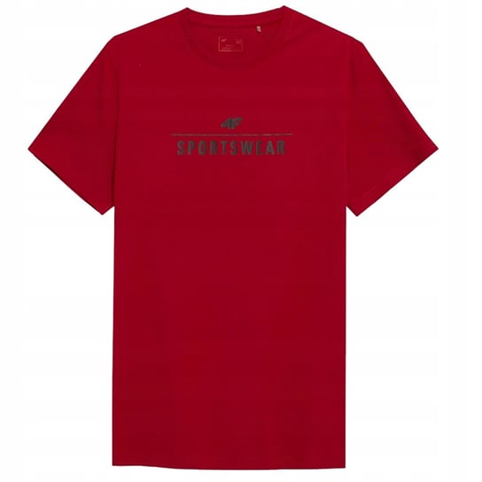 4F T-Shirt Koszulka Męska Ttshm539 Czerwona S 4F