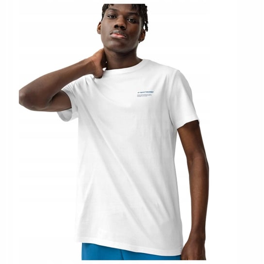 4F T-Shirt Koszulka Ttshm300 Biała L 4F