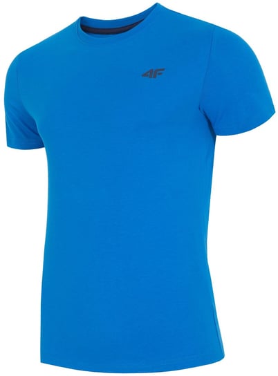 4F, T-shirt męski, H4L18-TSM002, rozmiar L, niebieski 4F