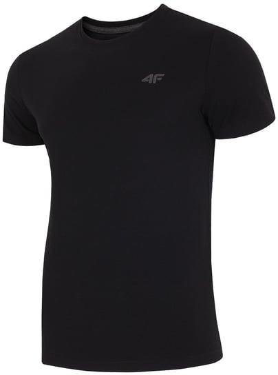 4F, T-shirt męski, H4L18-TSM002, rozmiar M, czarny 4F