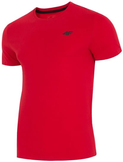 4F, T-shirt męski, H4L18-TSM002, rozmiar XXL, czerwony 4F