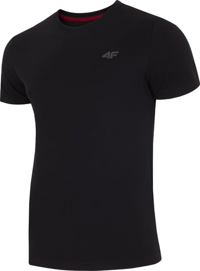 4F, T-shirt męski, H4L19-TSM002 20S czarny, rozmiar L 4F