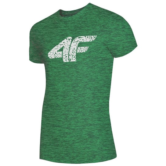 4F, T-Shirt męski, H4L19-TSM020 41M, zielony, rozmiar M 4F