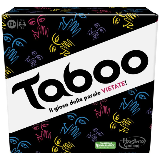 Hasbro Gaming Klasyczna Gra Tabu - Słowna Gra Zgadywania dla Dorosłych