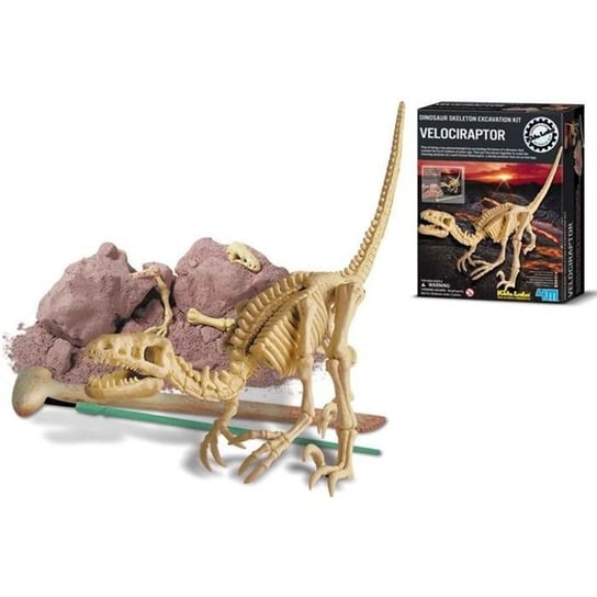 4M Kidzlabs – zestaw do kopania welociraptorów 4M