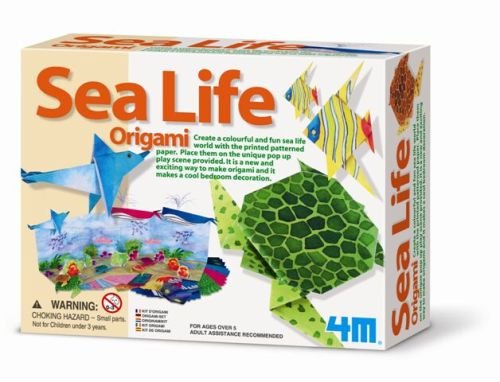 4M, zestaw kreatywny Origami Zwierzęta morskie 4M