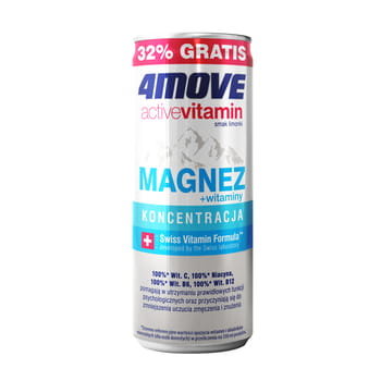 4MOVE Active Vitamin Magnez + Witaminy 330 ml 4MOVE