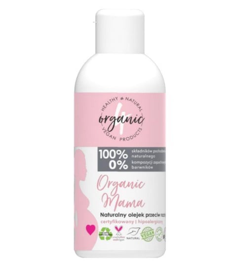 4organic Organic Mama naturalny olejek przeciw rozstępom 100ml 4Organic
