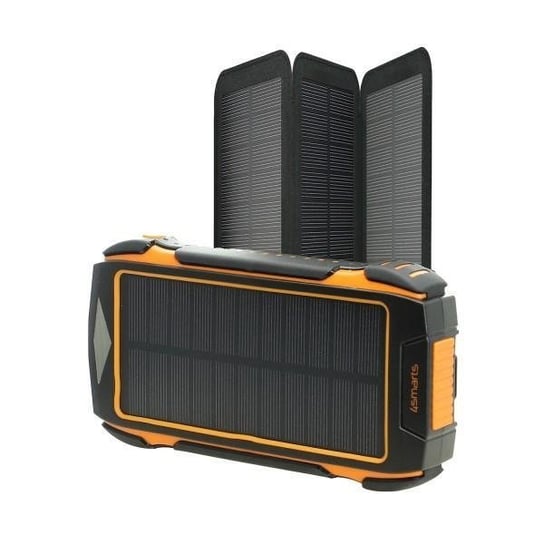 4smarts Powerbank Solarny Rugged TitanPa ck Eco 20000mAh black 459354 4smarts