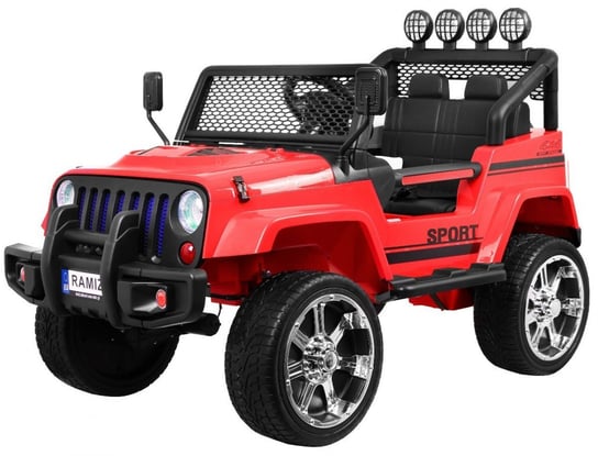 4toys, Jeep Raptor Drifter 4x4 New, czerwony 4toys