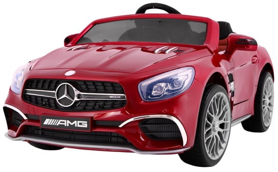 4toys, samochód dla dziecka Mercedes SL65 AMG, czerwony Lakier Metalik 4toys