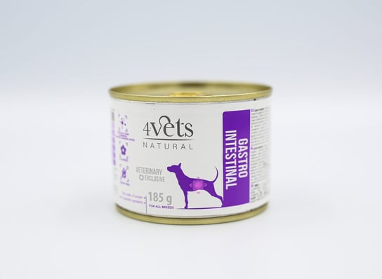 4Vets Natural Dog Gastro Intestinal New 6 x 185g Dolina Noteci