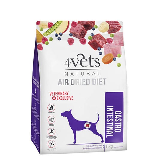 4Vets Natural Gastro Intestinal suszona karma weterynaryjna dla psa z problemami gastrycznymi 1kg 4VETS