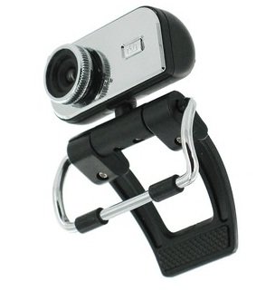 4world Kamera internetowa 1.3MP USB 2.0 z mikrofonem srebrna 4World