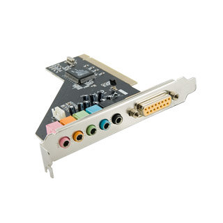 4World Karta Dźwiękowa PCI 6 kanałów + midi port CMI8738 4World